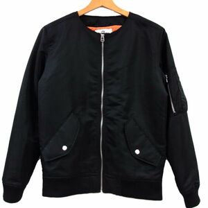 美品◆DENIME GEAR by Denime ドゥニーム MA-1 ノーカラー ジップジャケット メンズ 1円スタート