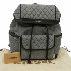 美品◇DIESEL ディーゼル ウール キルティング リュックサック ディパック バックパック レディース 人気モデル 保存袋付 1円スタート