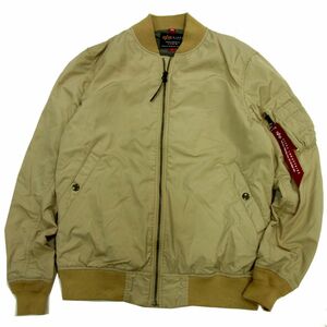 ■ALPHA INDUSTRIES MA-1 フライトジャケット ボンバージャケット 春秋物 メンズ アルファインダストリーズ 1円スタート