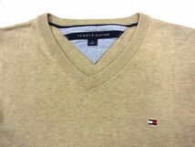 ◆TOMMY HILFIGER トミーヒルフィガー セーター Vネック ニット メンズ 1円スタート_画像3