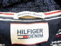 新品 定価15,400円◇TOMMY HILFIGER ショールカラー ニットセーター トミーヒルフィガー 編み込み模様 メンズ 1円スタート_画像6