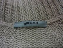 ■GAS ガス スタンドカラーニットジャケット ショールカラーカーディガン イタリア製 メンズ 1円スタート_画像5