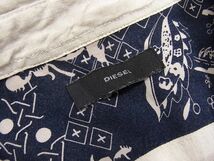 ◇DIESEL ディーゼル リネン(麻)100％ 長袖シャツ ナチュラル 生成り カジュアル メンズ 1円スタート_画像5