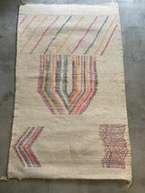 アジラル　ウール　モロッコ　ラグ　絨毯 手織り　カーペット_画像5