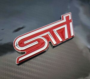 STI リア用 エンブレム■フォレスター レグォーグ XV インプレッサスポーツ/G4 レガシィアウトバック BRZ WRX S4 ジャスティ サンバー