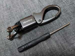  Isuzu compact key holder [ black ]kalabinaISUZU Aska Wizard Gemini Bighorn Vehicross Piazza Fargo 