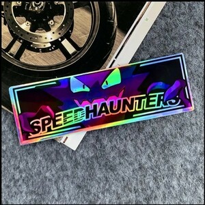 [SPEEDHUNTERS] tent gram Rainbow color sticker waterproof Running man pain car compilation . Event custom JDM lowdown dress up car and so on 