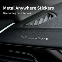 JAGUAR メッキ調ステッカー(小) 2P■ジャガー XE XF XJ X351 Fタイプ Fペイス Eペイス Iペイス_画像5
