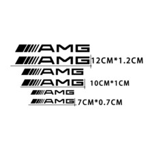 AMG 耐熱ステッカー 6P ブレーキキャリパー等に【銀白】ABCGEVSL LC GLE CLA SL W201W202W203W205W211W212W213W214W218W220W221W222_画像3