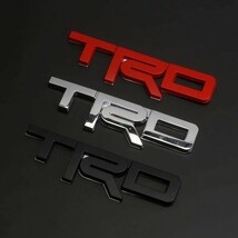 TRD フロント シンプル エンブレム【シルバーメッキ】プリウス クラウン ハリアー アルファード アクア ヤリスクロス ライズ RAV4 86 C-HR_画像6