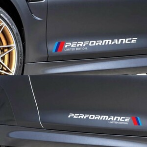 Performance LIMITED EDITION ステッカー 50cm【ホワイト】BMW MSport MPower E36 E39 E46 E60 E90 F10 F20 F30 x1x2x3x4x5x6x7x8 320 325