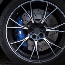 BMW【///M】ステッカー 2P【ホワイト】MPerformance MSport MPower E36 E39 E46 E60 E90 F10 F20 F30 x1x2x3x4x5x6x7x8 320 325_画像2