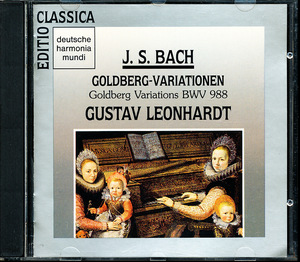 dhm国内盤 レオンハルト/Gustav Leonhardt - バッハ：ゴルトベルク変奏曲　4枚同梱可能　c2CB000064E8E