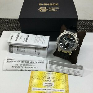 【稼働品/インボイス登録店/TO】CASIO カシオ G-SHOCK タフソーラー GST-B300E-5A Bluetooth対応 メンズ 腕時計 替えベルト付 　MZ0209/006