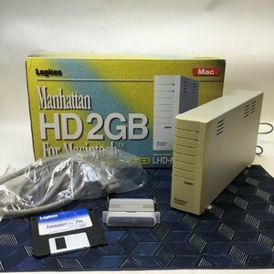 【中古現状品/インボイス登録店/CH】logitec ロジテック LHD-M2000HA Manhattan HD2GB マッキントッシュ用 動作未確認　MZ0211