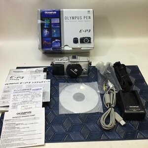 【中古品/インボイス登録店/CH】オリンパス　OLYMPUS PEN E-P3 ボディ ミラーレス 手振れ補正 充電器付き バッテリー付き RS0224/0055