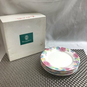 【現状品/インボイス登録店/KSH】Marino Rotta COMO.ITALY 花柄 ケーキ皿 5枚セット HA0229