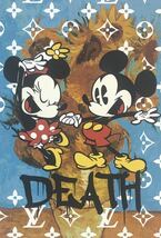 DEATH NYC アートポスター 世界限定100枚 ミッキーマウス Mickey Mouse ミニーマウス ダンシング ゴッホ ひまわり ディズニー 現代アート _画像4