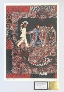 DEATH NYC アートポスター 世界限定100枚 ビートルズ Beatles アビーロード レオパード アンディウォーホル ヴィトン 現代アート 限定
