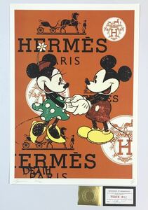 DEATH NYC アートポスター 世界限定100枚 ミッキーマウス ミニーマウス MickeyMouse ディズニー ダンス エルメス 現代アート ポップアート 
