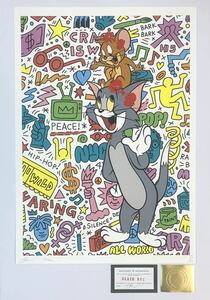 DEATH NYC アートポスター 世界限定100枚 キースヘリング ポップアート トムとジェリー Tom&Jerry ポスター 限定ポスター 現代アート 