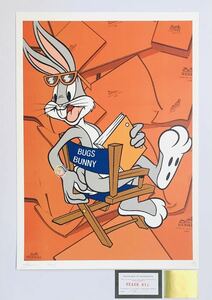 DEATH NYC アートポスター 世界限定100枚 バッグスバニー BUGS BUNNY うさぎ ポップアート エルメス 現代アート 限定ポスター 限定版