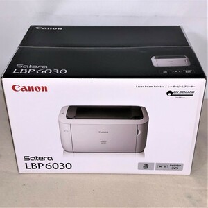 ★CANON(キヤノン) Satera LBP6030 A4モノクロレーザープリンター★新品未開封品・純正セットアップトナー付属・メーカー保証付き★