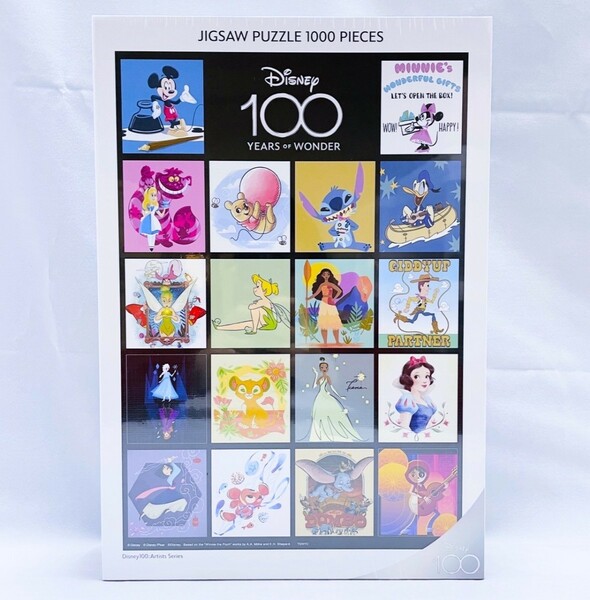 【新品 未開封品】ディズニー 「Disney100:Artists Series」〈キャンバス スタイル〉 D-1000-011 (51×73.5cm) パズル 1000ピース 送料無料