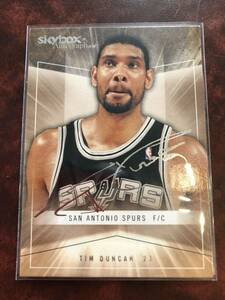 【tim duncan】04-05 skybox autographics