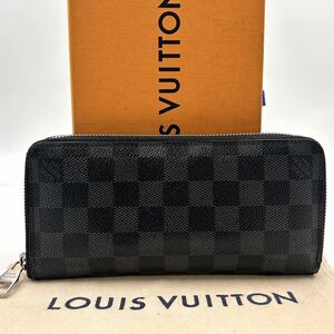 ★美品★【A240233】Louis Vuitton ルイヴィトン 財布 ダミエグラフィット　ジッピーウォレット・ヴェルティカル N63095/CA2172