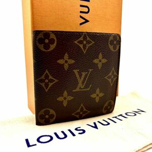 ★ほぼ極美品★ 【A240134】 LOUIS VUITTON ルイヴィトン モノグラム ポルト ビエ 6 カルトクレディ 二つ折り財布 M60929/CA0025