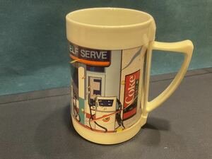 コカ・コーラ 非売品 1983年 鈴木英人 リトグラフ デザイン マグカップ 未使用 日本製 1個　デッドストック ノベルティー シティポップ