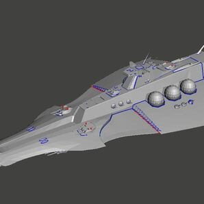 1/1700 レウルーラ 3Dプリント 未組立 宇宙船 宇宙戦艦 Rewoola Spacecraft Space Ship Space Battleship SF