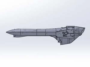 1/5000 トリスタン 帝国軍 TRISTAN 3Dプリント IMPERIAL 未組立 3D PRINT 宇宙船 宇宙戦艦 Spacecraft Space Ship Space Battleship SF