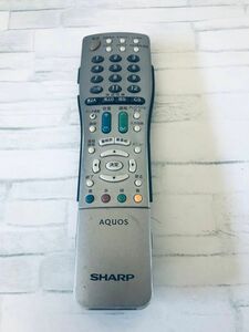 [保証あり]シャープ AQUOS テレビリモコンGA463WJSA