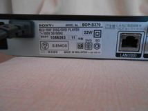 ☆☆☆ SONY ブルーレイディスクプレーヤー BDP-S370 2011年製 ソニー BDプレーヤー 動作確認済み 美品_画像6