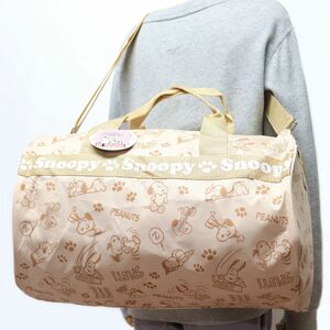 ★スヌーピー ピーナッツ SNOOPY PEANUTS 新品 筒形 ショルダー ボストンバッグ ダッフルバッグ BAG [SNOOPY-LBW1N] 一 六★QWER★