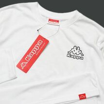 ●送料390円可能商品 カッパ KAPPA 新品 メンズ カジュアル シンプル 長袖 Tシャツ ロンT 白 XLサイズ [X0390XAC-N0A-LL] 一 三 参★QWER★_画像1