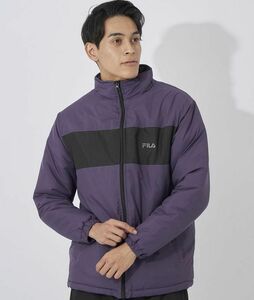 ★フィラ FILA 新品 メンズ 保温 防寒 厚手 防風 UVCUT 高品質 中綿 ウインド ジャケット Lサイズ [443360-PPL-L] 一 二 弐★QWER