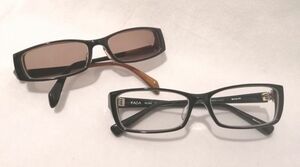 FACE HAND MADE メガネ サングラス 度入り眼鏡2点セット ハンドメイド アイウェア