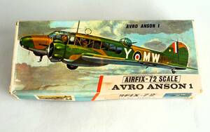 ▲▽【定形外OK】訳有!エアフィックス 1/72 AVRO ANSON 1 アブロ アンソン1~手付!箱イタミ!古キット!!改造/部品取に~ジャンク品[GB03A06]