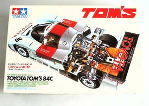 ★☆【定形外OK】未組立!小鹿タミヤ 1/24 トヨタ・トムス 84C~1985年製!ワープゾーンデカール付!~内袋未開封品【同梱可】[GA26A20]☆★