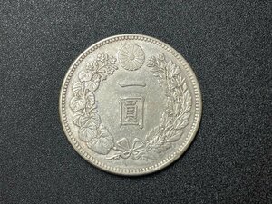 KF0601-102I　コンビニ決済のみ　新一圓銀貨　明治34年　1円　古銭　硬貨　貨幣　コレクション