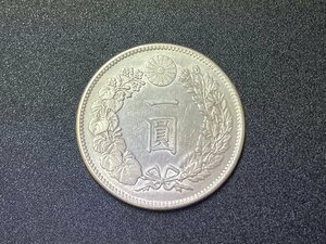 KF0601-102I　コンビニ決済のみ　新一圓銀貨　明治35年　1円　古銭　硬貨　貨幣　コレクション