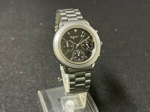 MK0602-7I　agnes b　QUARTZ　V654-6100　腕時計　アニエスベー　クロノグラフ　クォーツ　メンズ腕時計　男性向け