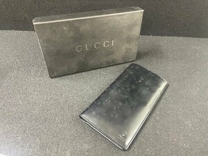 MK0602-10I　GUCCI　030.1502.1530　札入れ　グッチ　ブラック系　服飾小物　ウォレット　財布