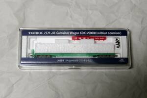 TOMIX　2779　JR貨車　コキ250000形（コンテナなし） 【カプラー交換】