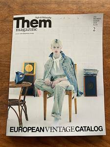 送料185円 Them magazine 2024年 02 月号 [雑誌] ユーロ ヴィンテージ 永久保存版 古着 ファッション Levi's リーバイス adidasアディダス2