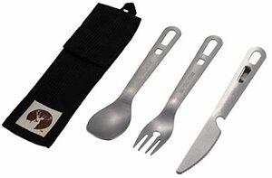  Captain Stag (CAPTAIN STAG) knife fork Pooh n cutlery set 3 pcs set case attaching made of stainless steel made in Japan . three 