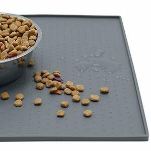 MKUTO pet mat cat dog meal mat silicon made feeding mat cat sand mat toilet tray mat slip prevention .. cease water-repellent waterproof . is dirty circle .